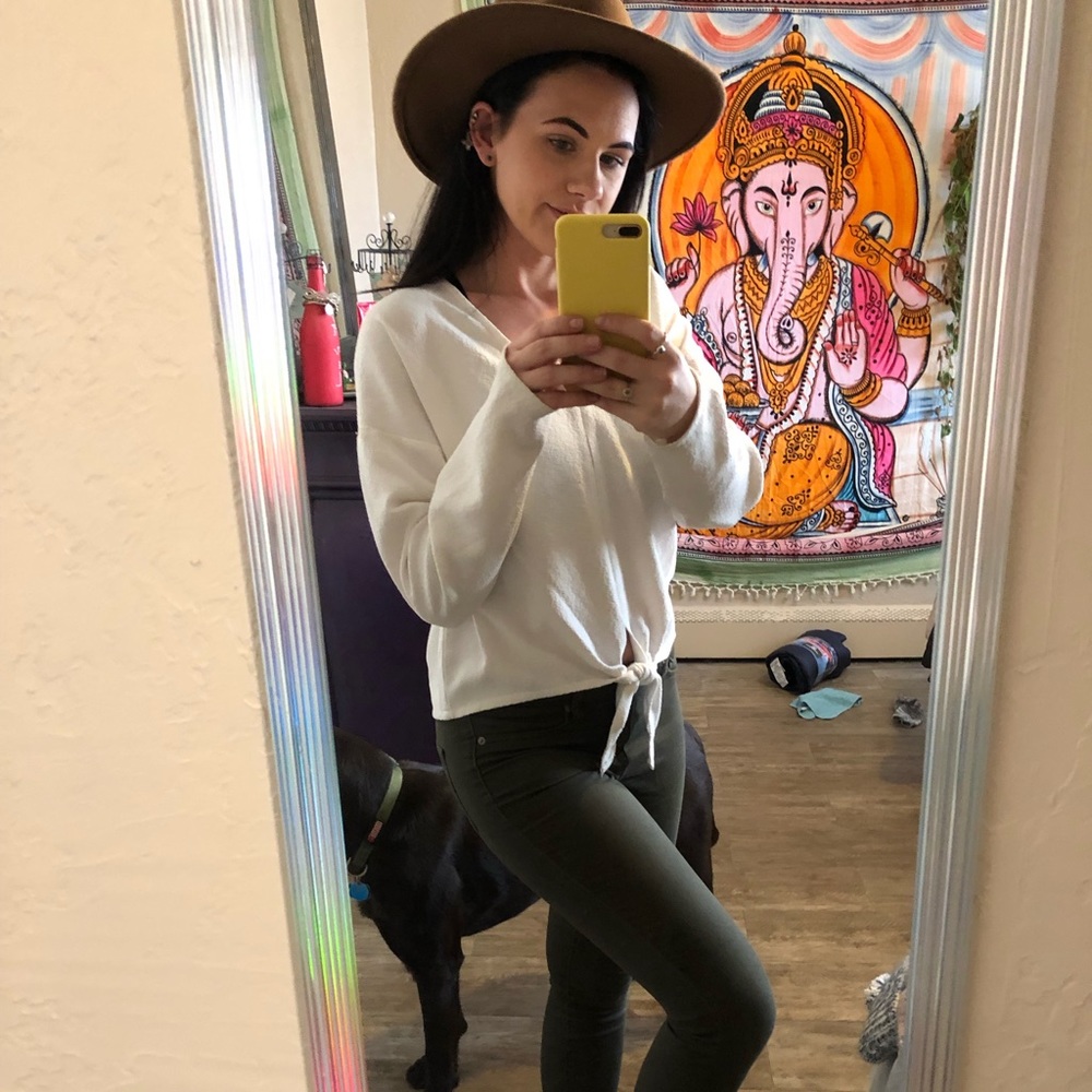 Green pants